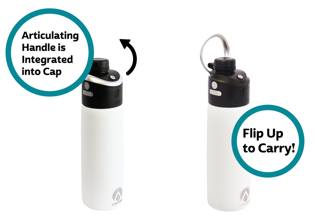 GoMist® 25oz Rechargeable Misting Water Bottle – Insulated Personal Cooling & Hydration Bottle for Outdoor Adventures